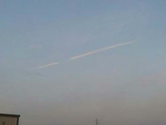 A viewer submitted this photo of the light this...